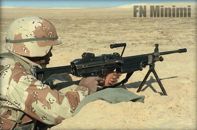 Пулемет Minimi - M249