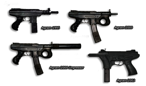 Пистолет-Пулемет AGRAM 2000