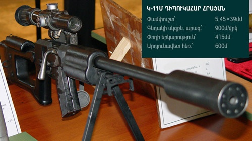 Стрелковое оружие Армении
