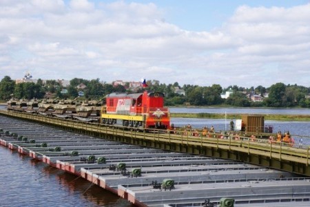 Под Ярославлем испытали новый железнодорожный мост-эстакаду ИМЖ-500